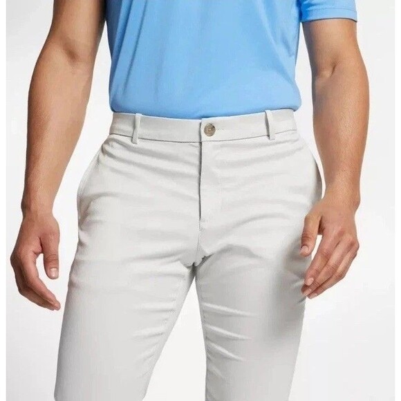 Nike Golf Pants Mens 38x30 Light Bone Off White Victory Sport Dri-FIT AJ5489-072 - Picture 2 of 16